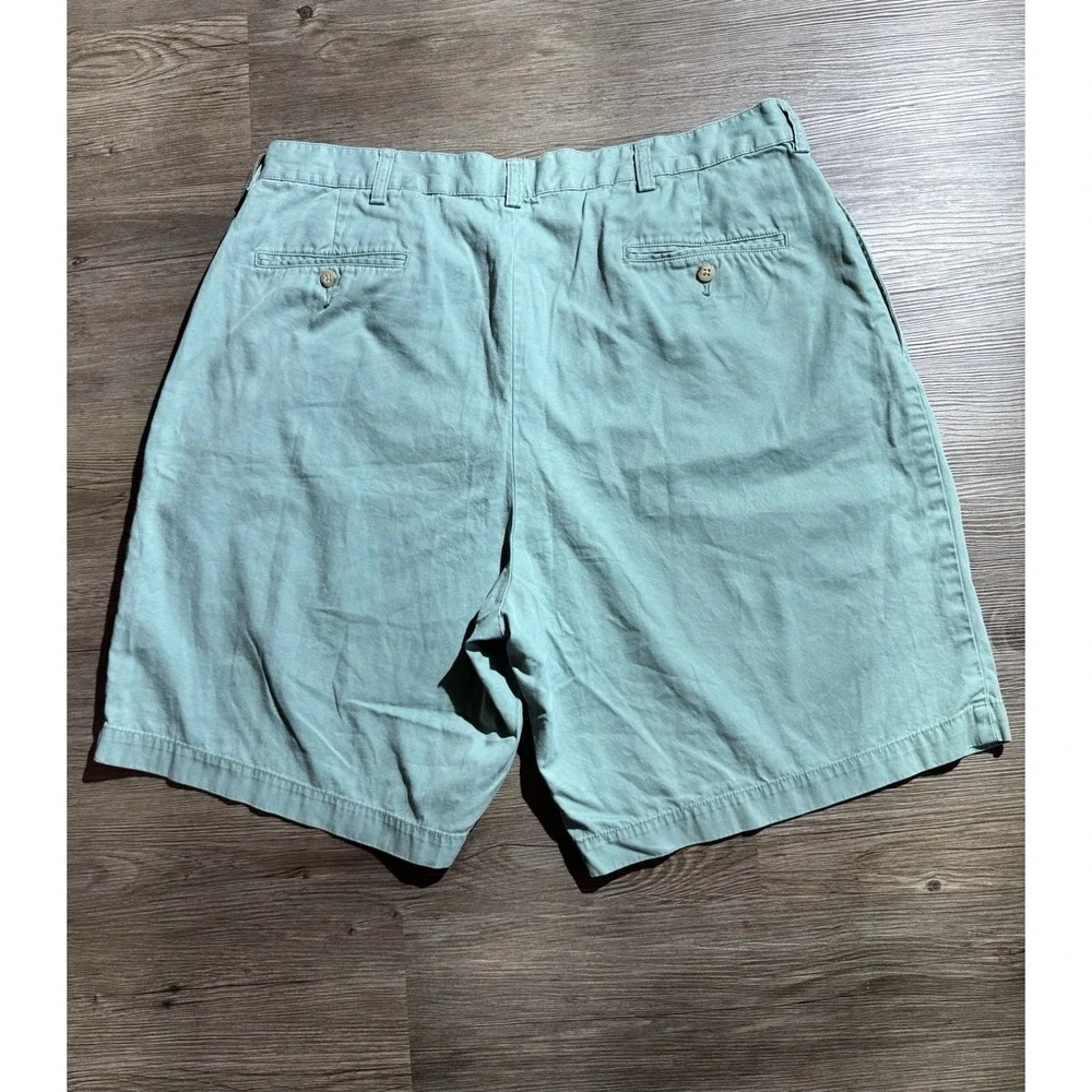 Polo by Ralph Lauren Tyler Short Mint Green Pleated Cotton Shorts Size 38 Man